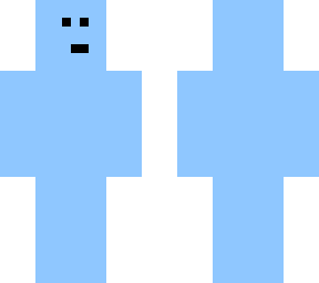 basic blue man