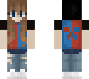 beauplayzxd skin (t-shirt + mask off)
