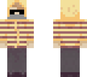 bee hoodie with light brown hair/mask/sunglasses