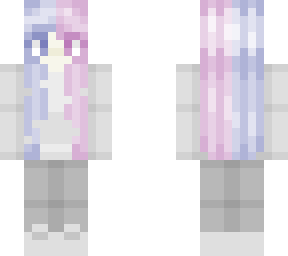 blue and pink girl