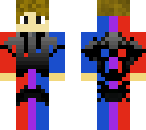blue and red mix gamer
