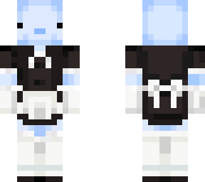 blue axolotl maid