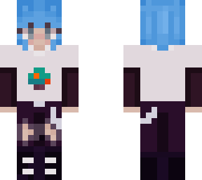blue-haired grunge