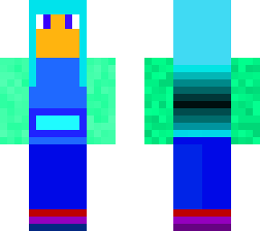 blue human