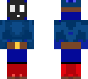 blue shy guy with black mask