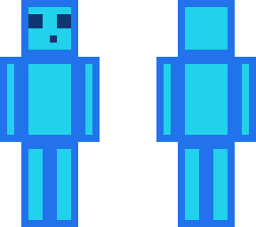 blue slime man