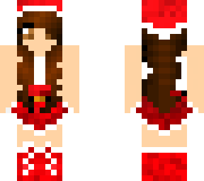 brunette festive skin