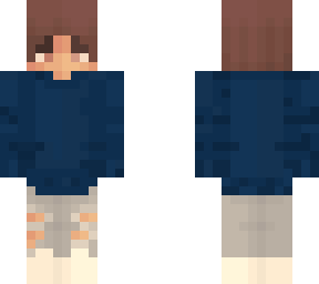 cool boy in blue sweater