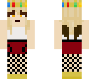 cute overall skin with evil over