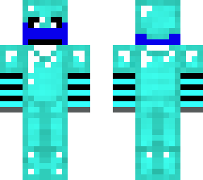 diamond armor with skin (troll with it)