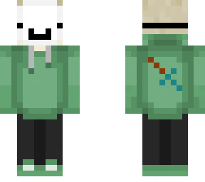 dream with diamond sword on her back :)