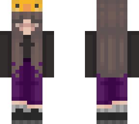 duck hat girl magenta
