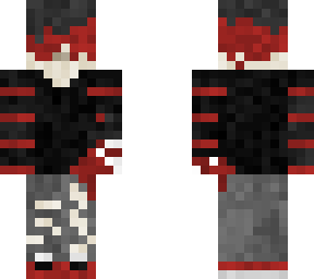 emo enderman with blood