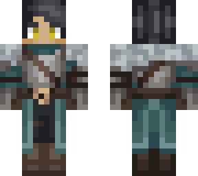 euvania character armored outfit