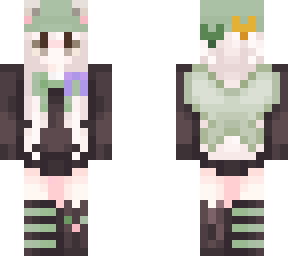 frog hat + heart + ribbon