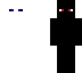 half white mr.void half black mr.void