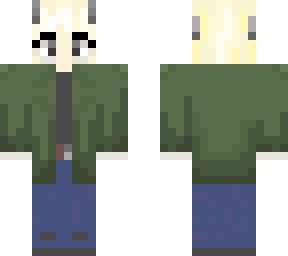 horns and green jacket