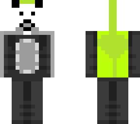 i think this is a panda? with a cape.