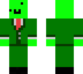 lime guy with a tuxedo