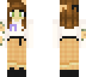 main skin with lavender ribbon