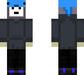 mt skin with axo hat