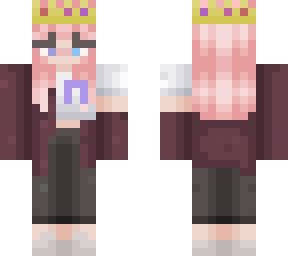 my oc with purple ribbon