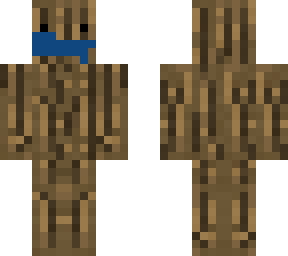 oak log with mask