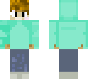 ocean green hoodie boy