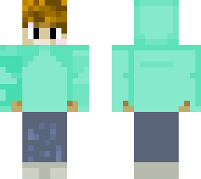 ocean green hoodie boy