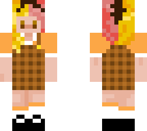 overalls split dye girl