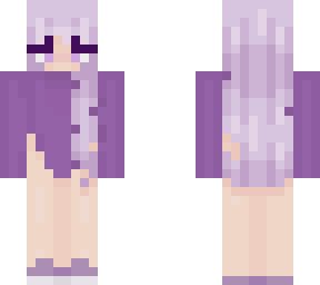 pastel purple girl