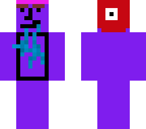 purple guy drooling