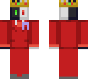 ranboo mcc 16 red rabbits (wilbur soot recolor) red suit lavender ribbon