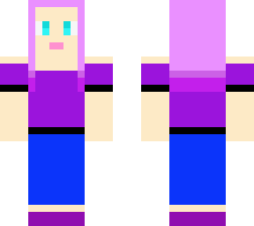 random purple girl