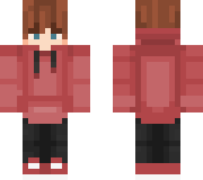 red hoodie
