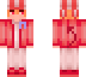 red rabbits redza with lavender ribbon!