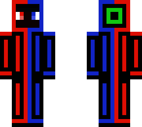 robot red and blue