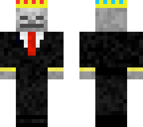 skeleton in suit