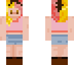 summer split dye girl