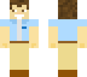 the blue shirt guy