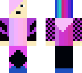 the rainbow hoodie girl