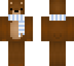 bear with scarf