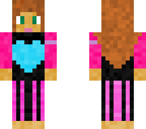 black and pink shirt with blue heart and cancer ribbon