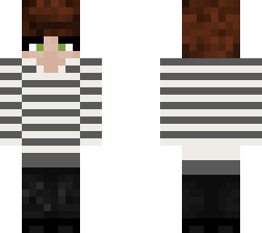 black and white stripe sweater