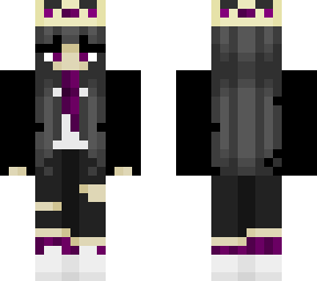 black haired girl w/ crown