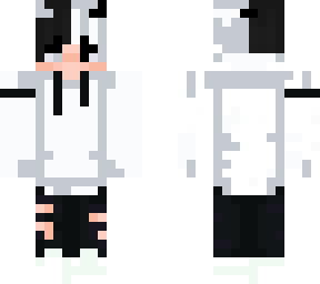 blakc and white demon