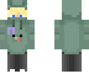 blonde frog boy