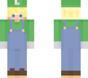 blonde luigi