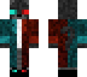 blue & red
