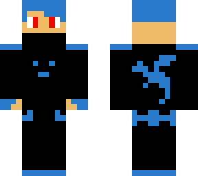 blue creeper dragon boy
